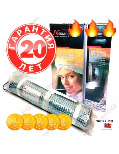 4,0 м² (4,0-4,9 м²) Millimat/150 600Вт 0.5х8м ☀☀☀ Теплый пол