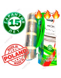 2,0 м² (1,9-2,3 м²) ProfiTherm MAT 300Вт 0.5х4м ☀☀☀ Теплый пол