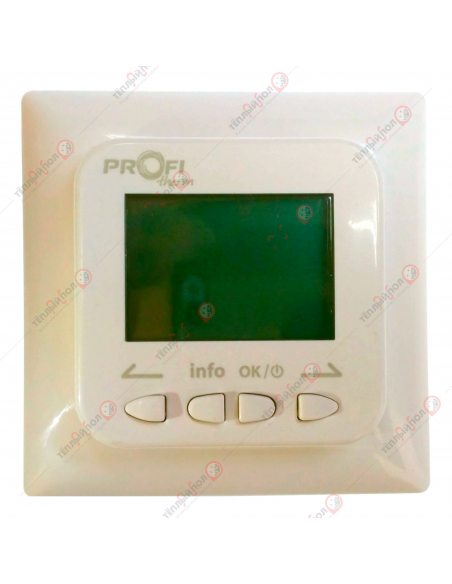 PROFiTherm EX-PRO (терморегулятор программируемый) с датчиком температуры пола - внешний вид выключенного терморегулятора